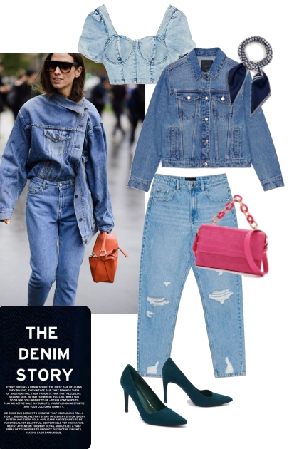 Denim story- Combinaciónde moda