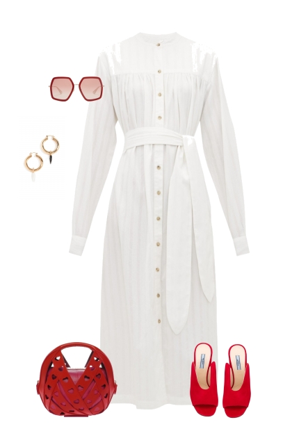 Little White Dress 4- Модное сочетание