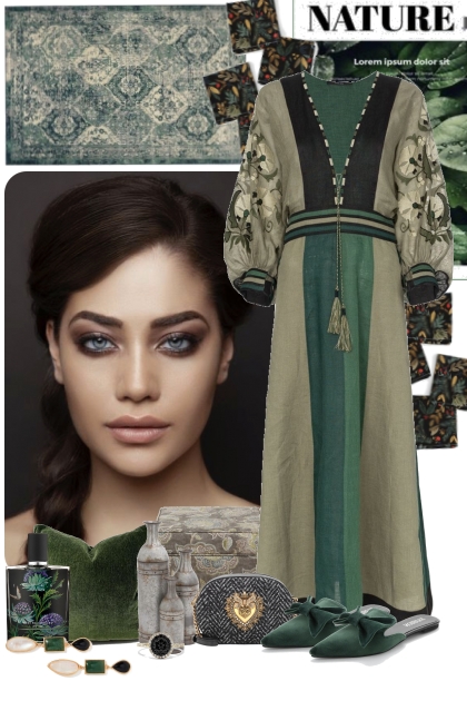 Medieval green- Fashion set