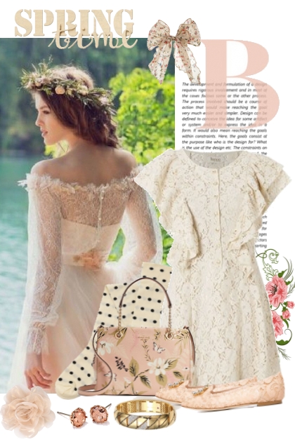Spring in lace- Fashion set