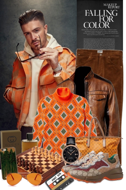 Orange & Cinnamon- Fashion set