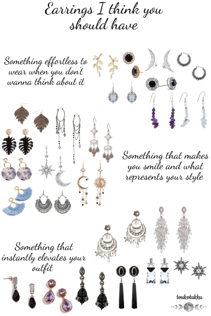 Earring types everyone should own - 搭配
