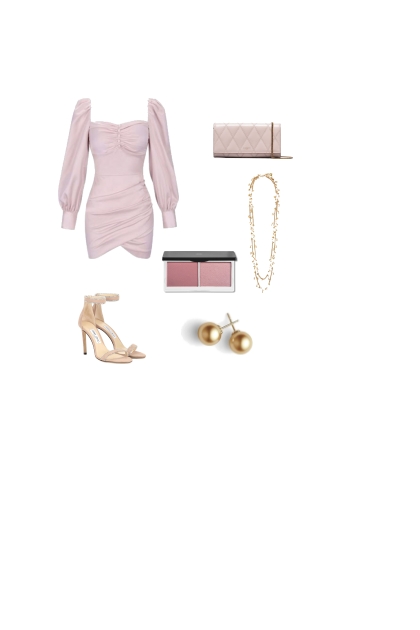 monochromatic pink- Fashion set