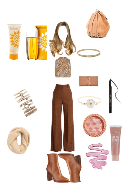 70's brown- Combinaciónde moda