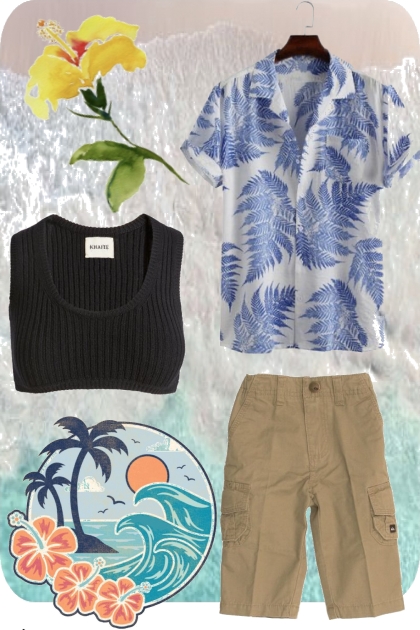 Beach Day- combinação de moda