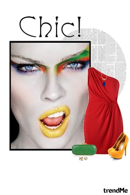 Color Chic!- combinação de moda