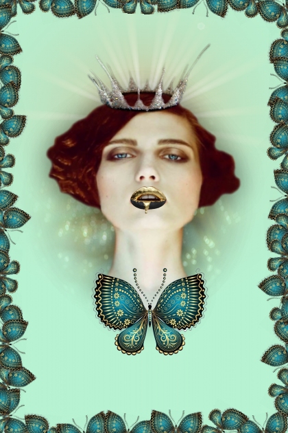  Queen Butterfly- combinação de moda