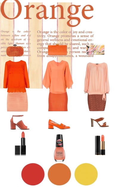 orange orange orange- Combinaciónde moda