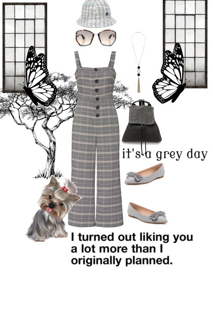 grey- Combinazione di moda