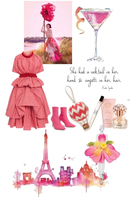 confetti pink- combinação de moda