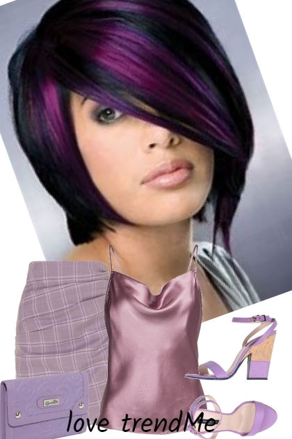 purple trend- Modna kombinacija