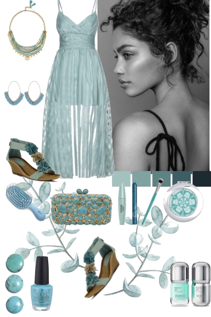 pretty in turquoise- Fashion set