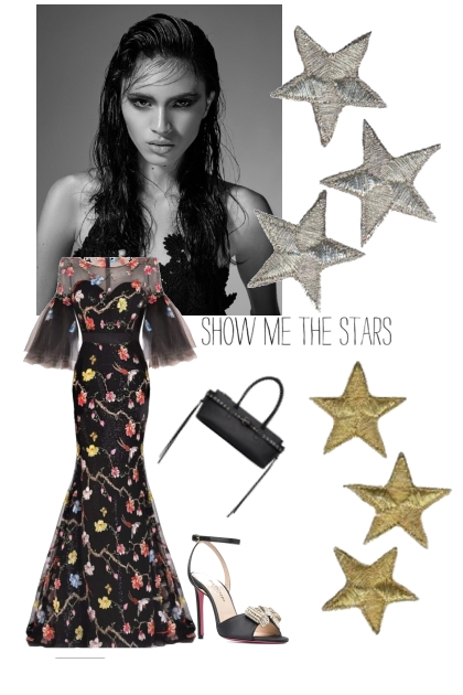 show me the stars- combinação de moda