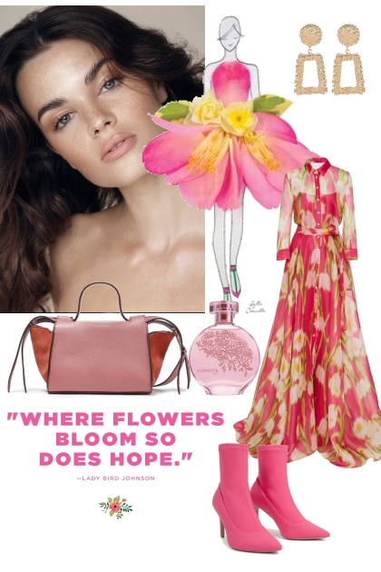 flowers bloom- Модное сочетание