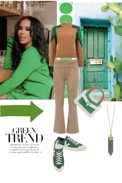 green...- Combinaciónde moda