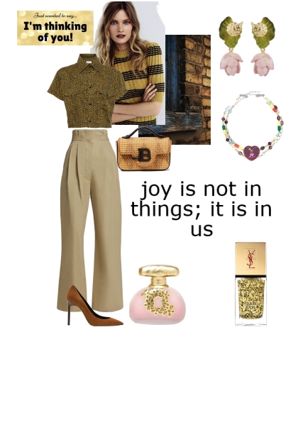 joy is in us- combinação de moda