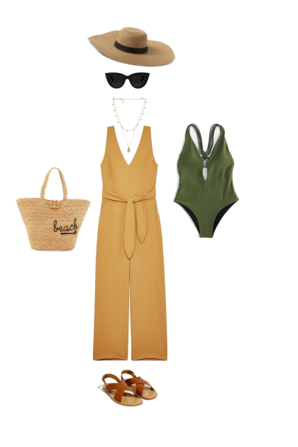 Beach outfit № 2- combinação de moda