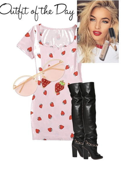 strawberry- Combinazione di moda