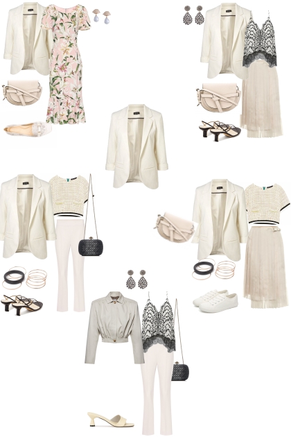 Basic garderobe for summer 22- Fashion set