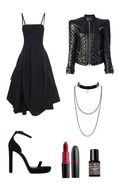 little black dress- Modna kombinacija