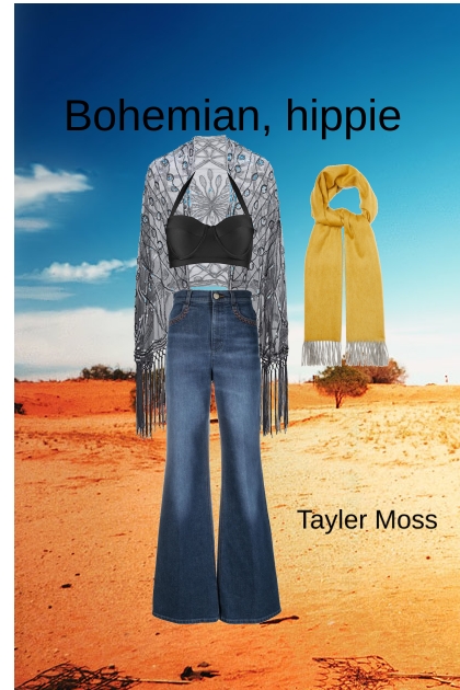 Bohemian, Hippie- Combinaciónde moda