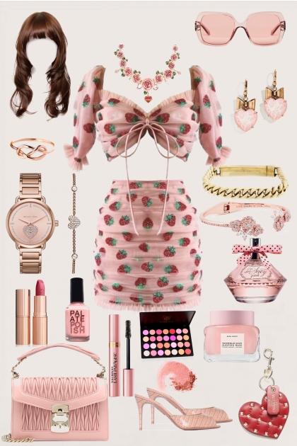 pink- Combinaciónde moda