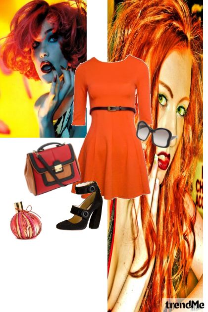 orange- Fashion set