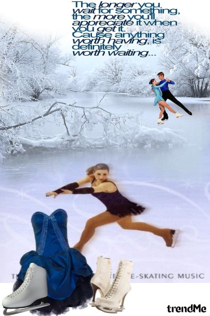 Ice-Skating- combinação de moda
