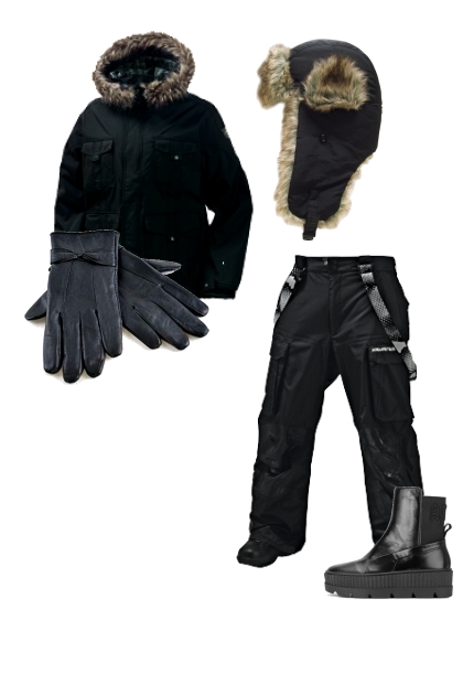 Winter wear (protection)- combinação de moda