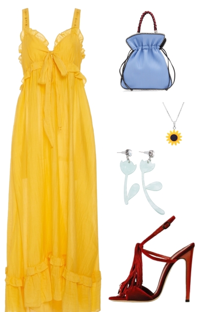 Triadic - Blue, Yellow and Red- Fashion set