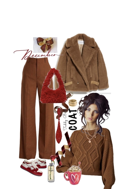 Teddy coat- Fashion set