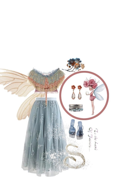 Summer fairy- combinação de moda