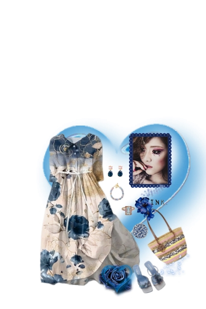 Romantic blue- Fashion set