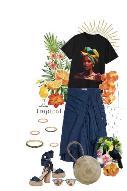 Tropical getaway- Combinaciónde moda