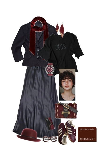 Burgundy accessories- Fashion set