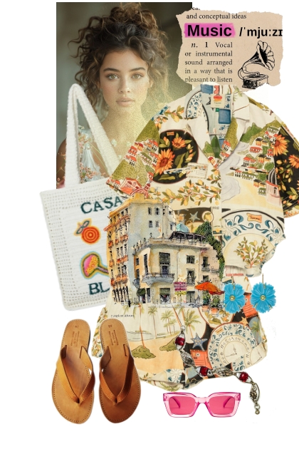 Summer scarf print