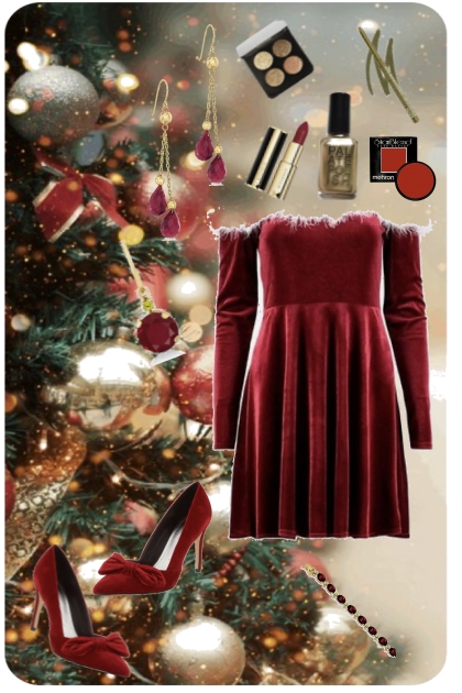 Red Christmas!- Модное сочетание