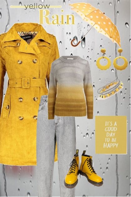 Rainy Day- Combinazione di moda