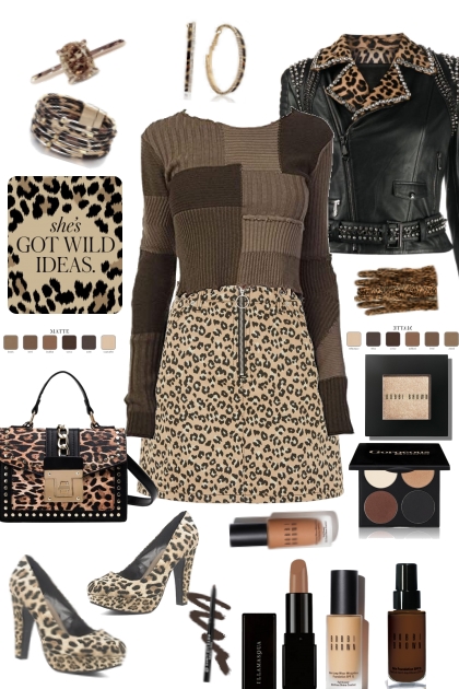 Leopard Style- combinação de moda