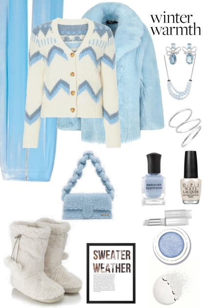 Blue Winter- Модное сочетание