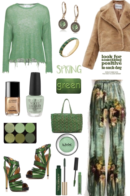 Green Pants- Fashion set