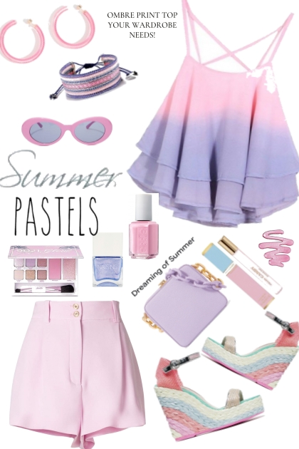 Ombre Summer Top- Fashion set
