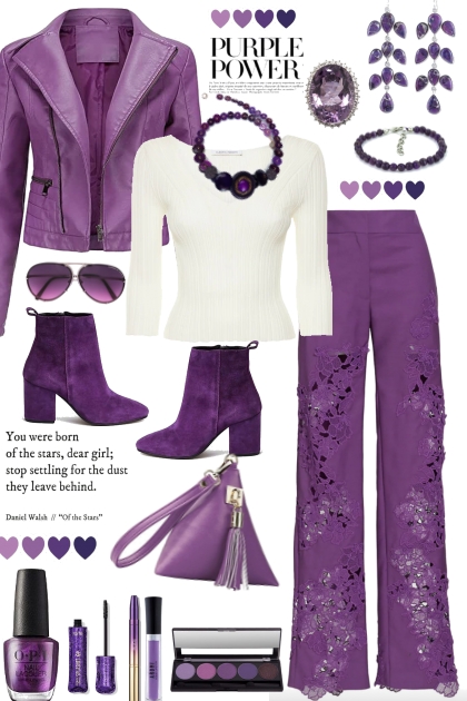 Purple Power- Fashion set