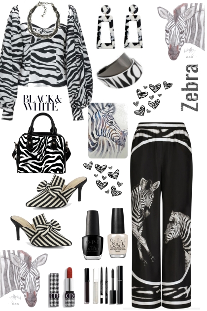 Zebra Fun- Modekombination
