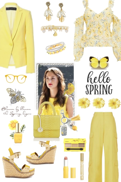 Spring Yellow 1- combinação de moda