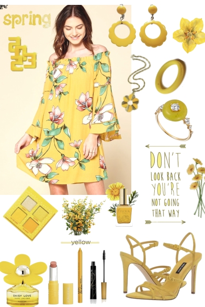 Spring Yellow 2- Combinazione di moda