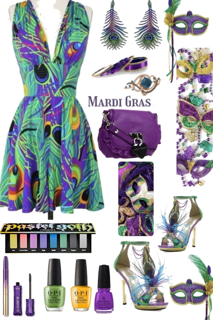 Mardi Gras Style- Fashion set