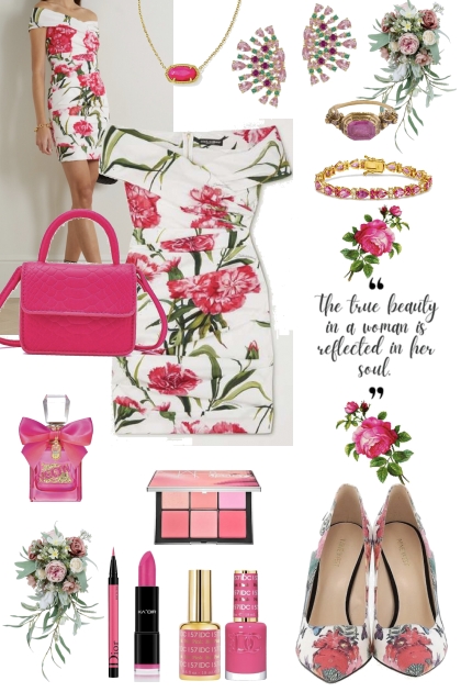 Floral Shoes- Fashion set