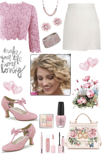 Pink Flowered Bag- Kreacja
