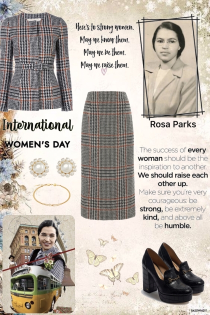 Rosa Parks  Tribute- Fashion set